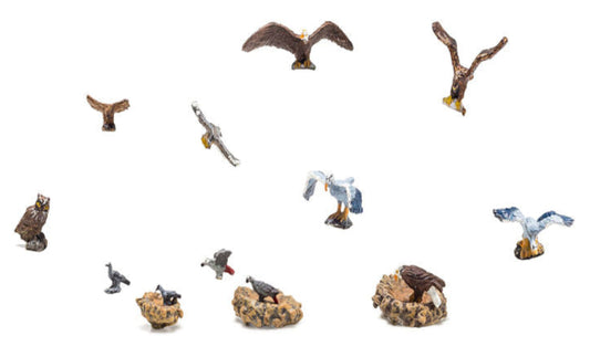 A1970 Scenic Accents - Birds and Nests - HO Scale