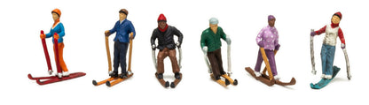 A2222 Scenic Accents - Snow Skiers - N Scale