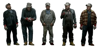 9029-120 TT:120 Gauge - Transitional Era Crew Bundle