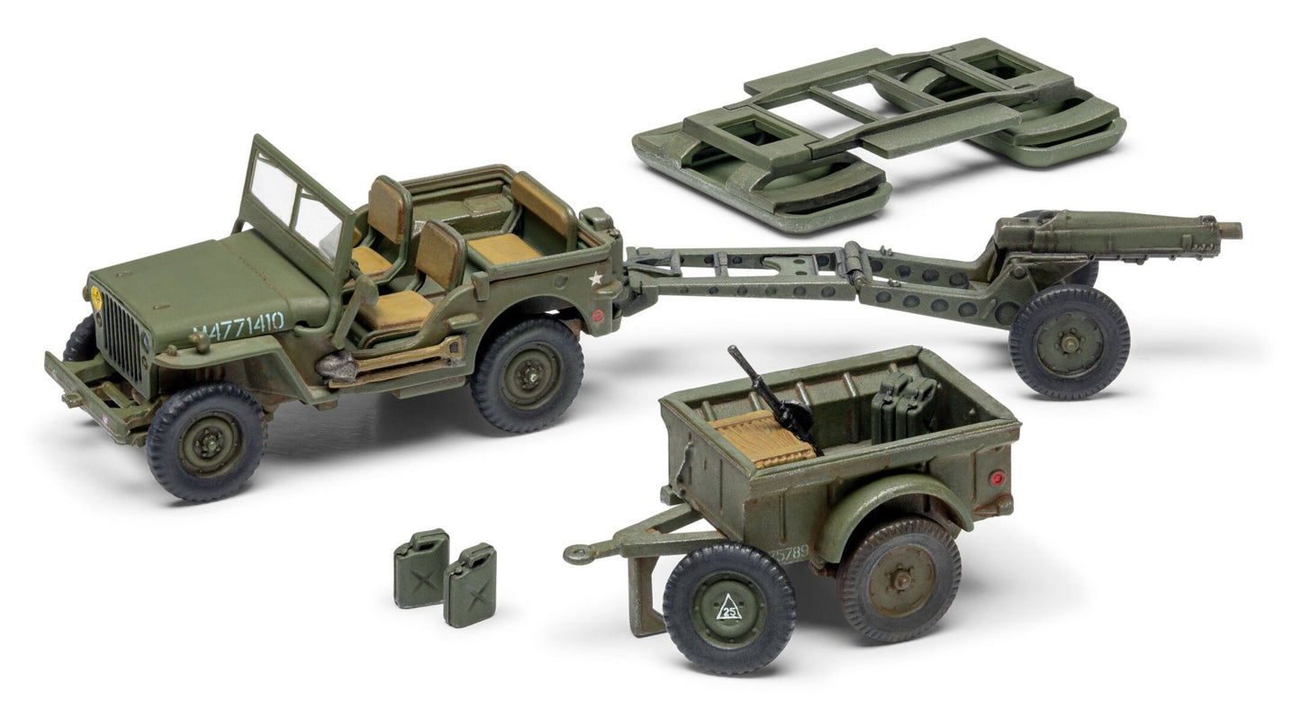 Hanging Gift Set - Willys MB Jeep Model Kit