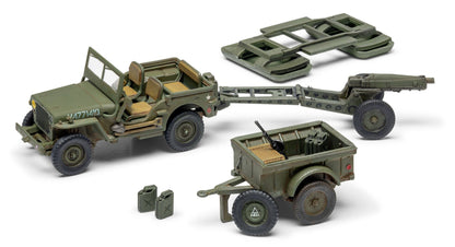 Hanging Gift Set - Willys MB Jeep Model Kit