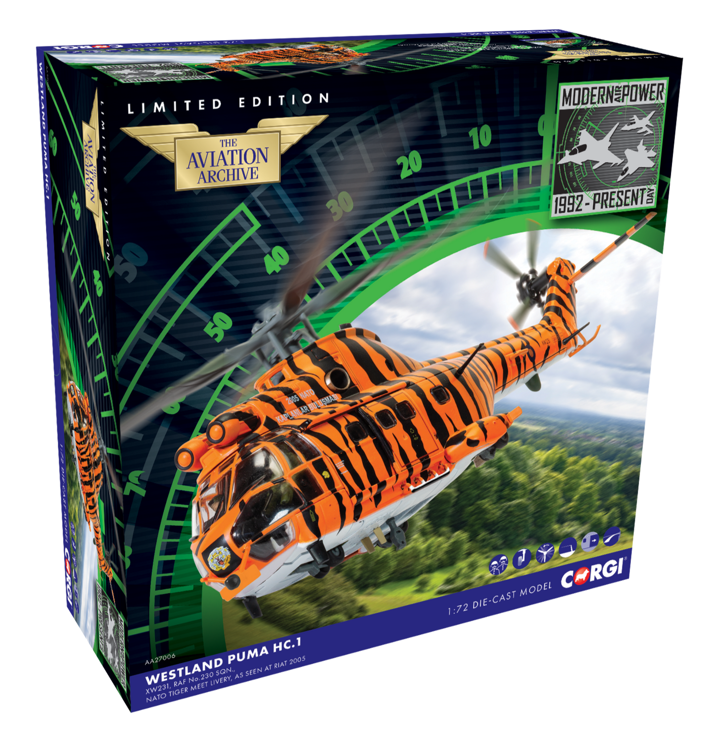 Westland Puma HC-1 - NATO Tiger Meet livery - RIAT 2005