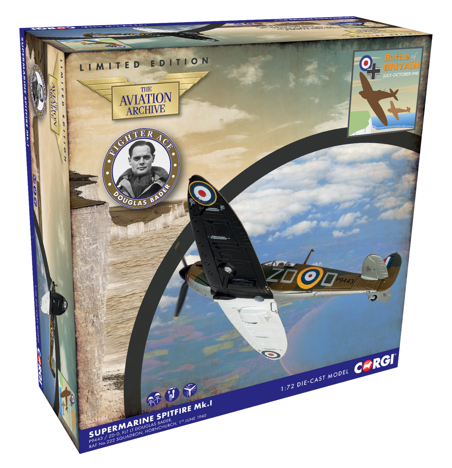 Supermarine Spitfire MkI - Flt Lt Douglas Bader - Battle of Britain 85