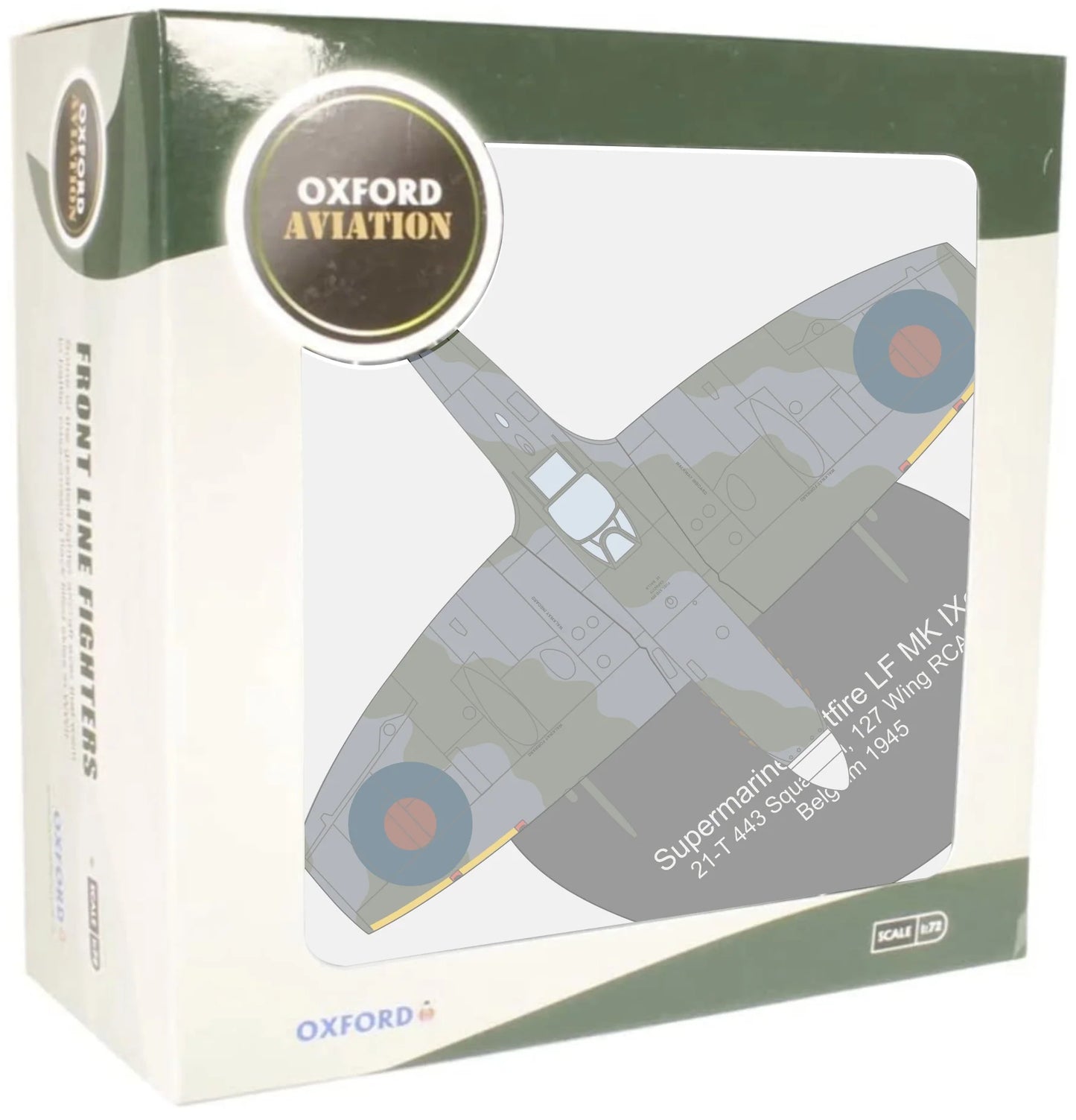 AC098 Supermarine Spitfire LF Mk.Ixe 21-T 443 Sqn 1945 Model Aircraft