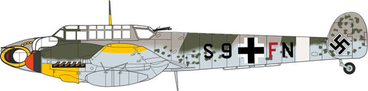 AC115 Messerschmitt Bf 110G II. ZG 1 Wespe Montecorvino Italy 1943