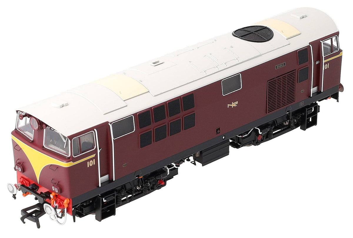 IRM1330-DCC NIR 101 Class Hunslet 101 'Eagle' Maroon (as delivered) Diesel Locomotive - DCC Sound