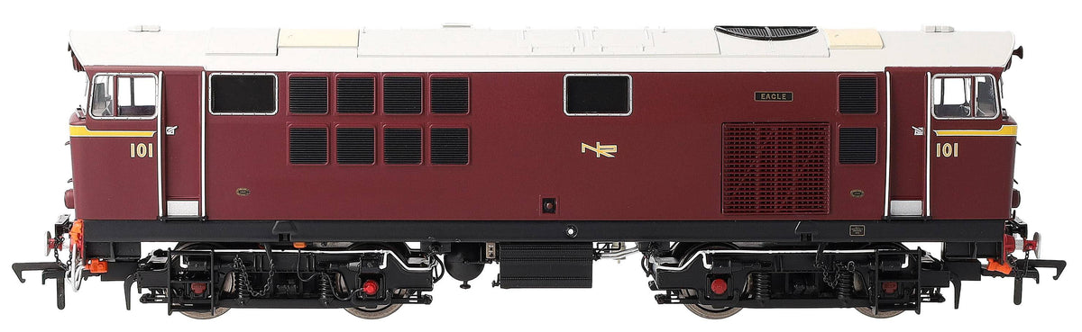 IRM1330-DCC NIR 101 Class Hunslet 101 'Eagle' Maroon (as delivered) Diesel Locomotive - DCC Sound