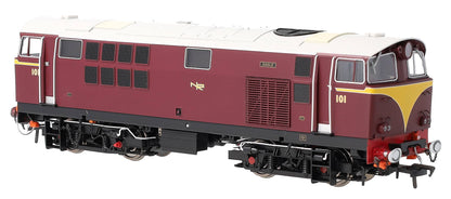 IRM1330-DCC NIR 101 Class Hunslet 101 'Eagle' Maroon (as delivered) Diesel Locomotive - DCC Sound