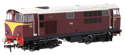 IRM1330-DCC NIR 101 Class Hunslet 101 'Eagle' Maroon (as delivered) Diesel Locomotive - DCC Sound