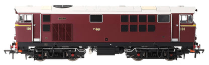 IRM1330-DCC NIR 101 Class Hunslet 101 'Eagle' Maroon (as delivered) Diesel Locomotive - DCC Sound