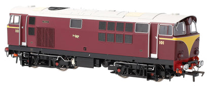 IRM1330-DCC NIR 101 Class Hunslet 101 'Eagle' Maroon (as delivered) Diesel Locomotive - DCC Sound