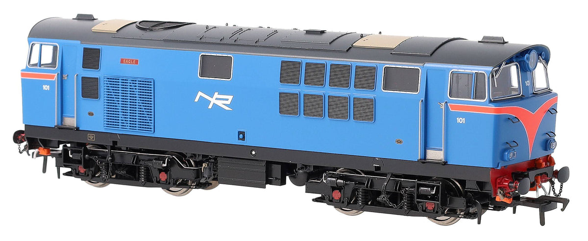 IRM1333-DCC NIR 101 Class Hunslet 101 'Eagle' Blue (red arc) Diesel Locomotive - DCC Sound