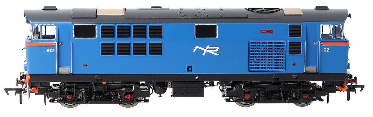 IRM1325 NIR 101 Class Hunslet 102 'Falcon' Blue (red arc) Diesel Locomotive