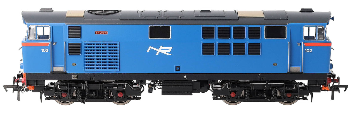IRM1335-DCC NIR 101 Class Hunslet 102 'Falcon' Blue (red arc) Diesel Locomotive - DCC Sound