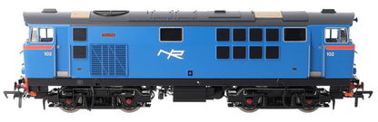 IRM1335-DCC NIR 101 Class Hunslet 102 'Falcon' Blue (red arc) Diesel Locomotive - DCC Sound