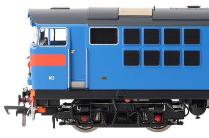 IRM1326 NIR 101 Class Hunslet 102 'Falcon' Blue (red chevrons) Diesel Locomotive
