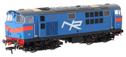 IRM1336-DCC NIR 101 Class Hunslet 102 'Falcon' Blue (red chevrons) Diesel Locomotive - DCC Sound