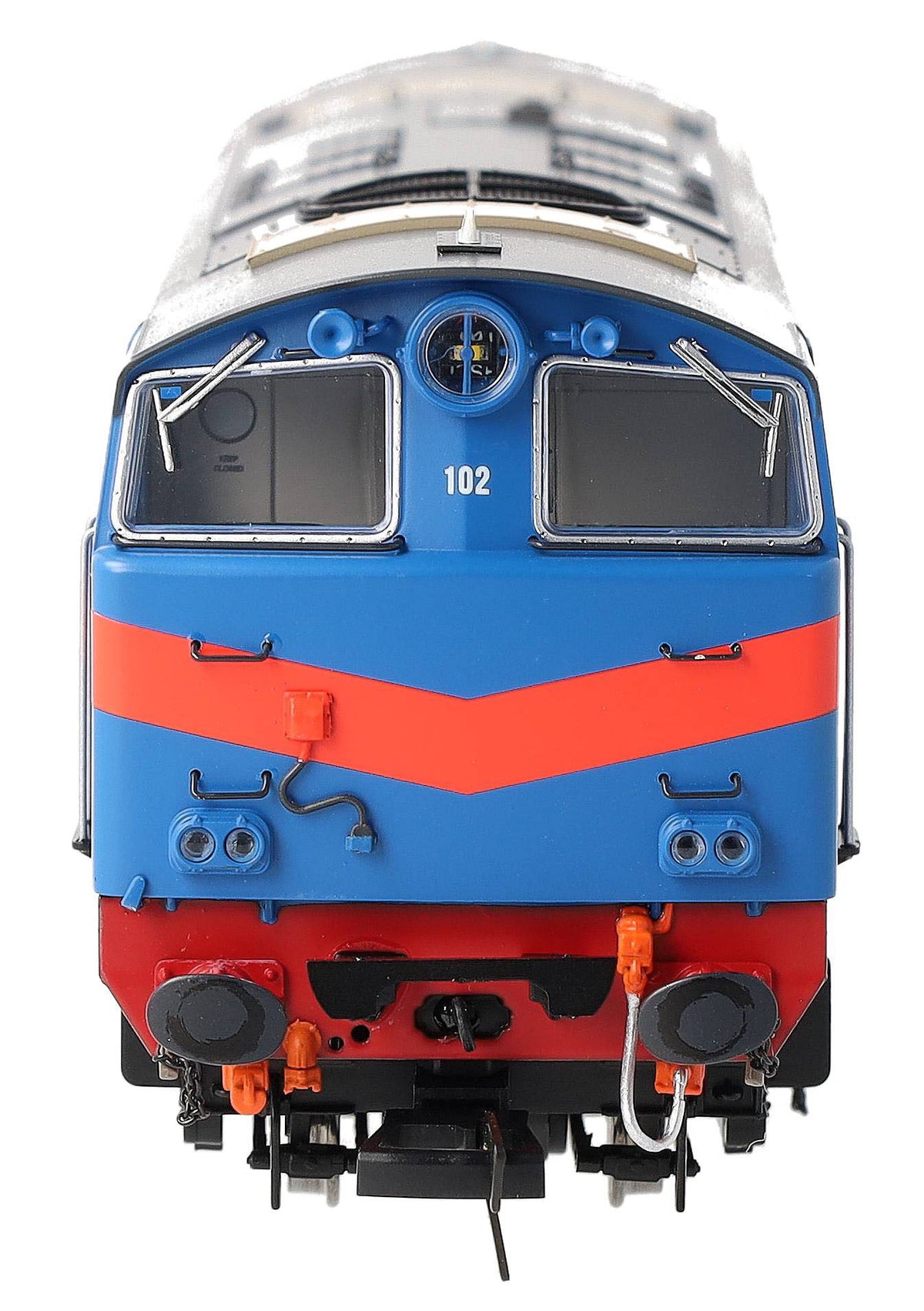 IRM1326 NIR 101 Class Hunslet 102 'Falcon' Blue (red chevrons) Diesel Locomotive