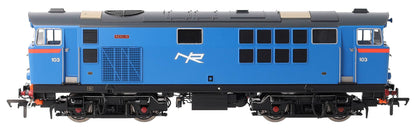 IRM1338-DCC NIR 101 Class Hunslet 103 'Merlin' Blue (red arc) Diesel Locomotive - DCC Sound