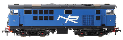 IRM1337-DCC NIR 101 Class Hunslet 102 'Falcon' Blue (yellow panels) Diesel Locomotive - DCC Sound