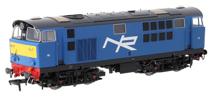 IRM1337-DCC NIR 101 Class Hunslet 102 'Falcon' Blue (yellow panels) Diesel Locomotive - DCC Sound