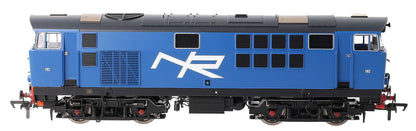 IRM1337-DCC NIR 101 Class Hunslet 102 'Falcon' Blue (yellow panels) Diesel Locomotive - DCC Sound