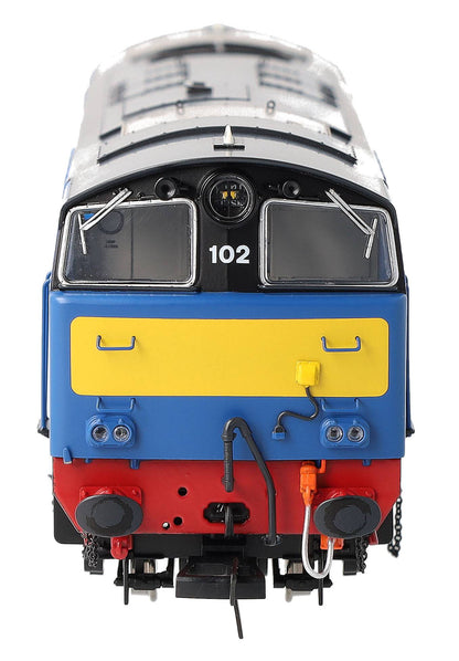 IRM1337-DCC NIR 101 Class Hunslet 102 'Falcon' Blue (yellow panels) Diesel Locomotive - DCC Sound