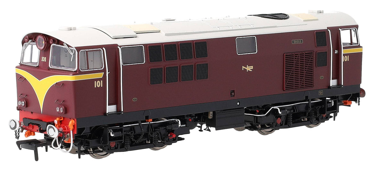 IRM1341-DCC NIR 101 Class Hunslet 101 'Eagle' Maroon (revised arc Diesel Locomotive - DCC Sound