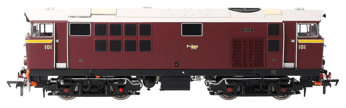 IRM1341-DCC NIR 101 Class Hunslet 101 'Eagle' Maroon (revised arc Diesel Locomotive - DCC Sound
