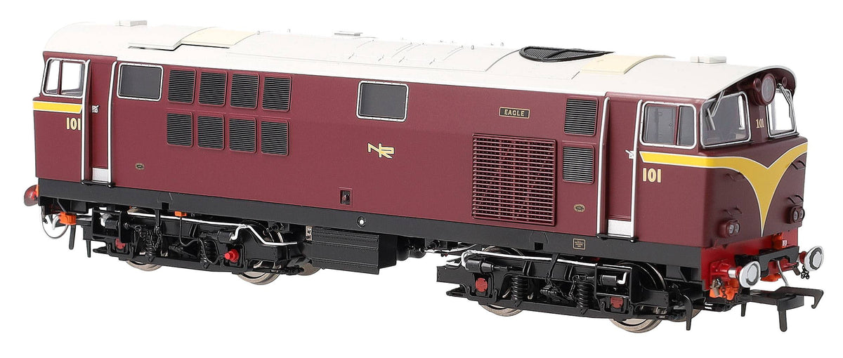 IRM1341-DCC NIR 101 Class Hunslet 101 'Eagle' Maroon (revised arc Diesel Locomotive - DCC Sound