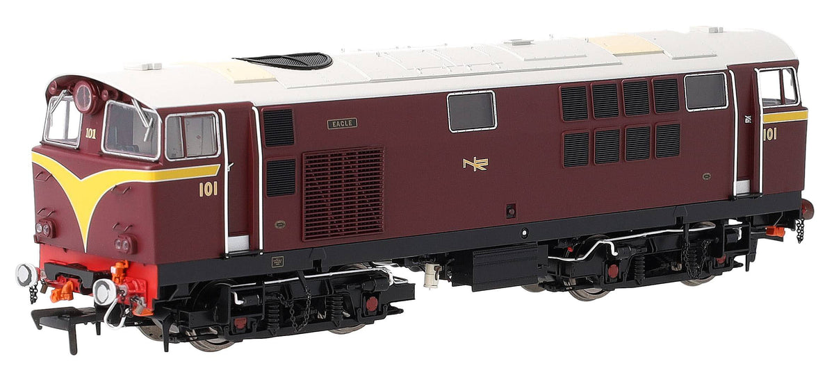 IRM1341-DCC NIR 101 Class Hunslet 101 'Eagle' Maroon (revised arc Diesel Locomotive - DCC Sound