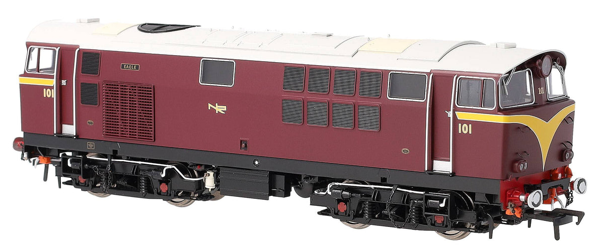 IRM1341-DCC NIR 101 Class Hunslet 101 'Eagle' Maroon (revised arc Diesel Locomotive - DCC Sound