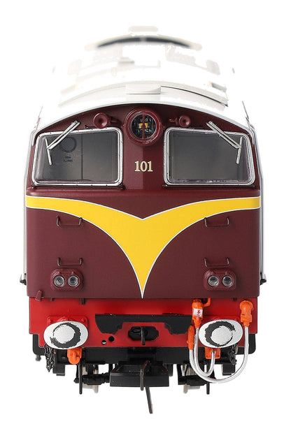 IRM1341-DCC NIR 101 Class Hunslet 101 'Eagle' Maroon (revised arc Diesel Locomotive - DCC Sound