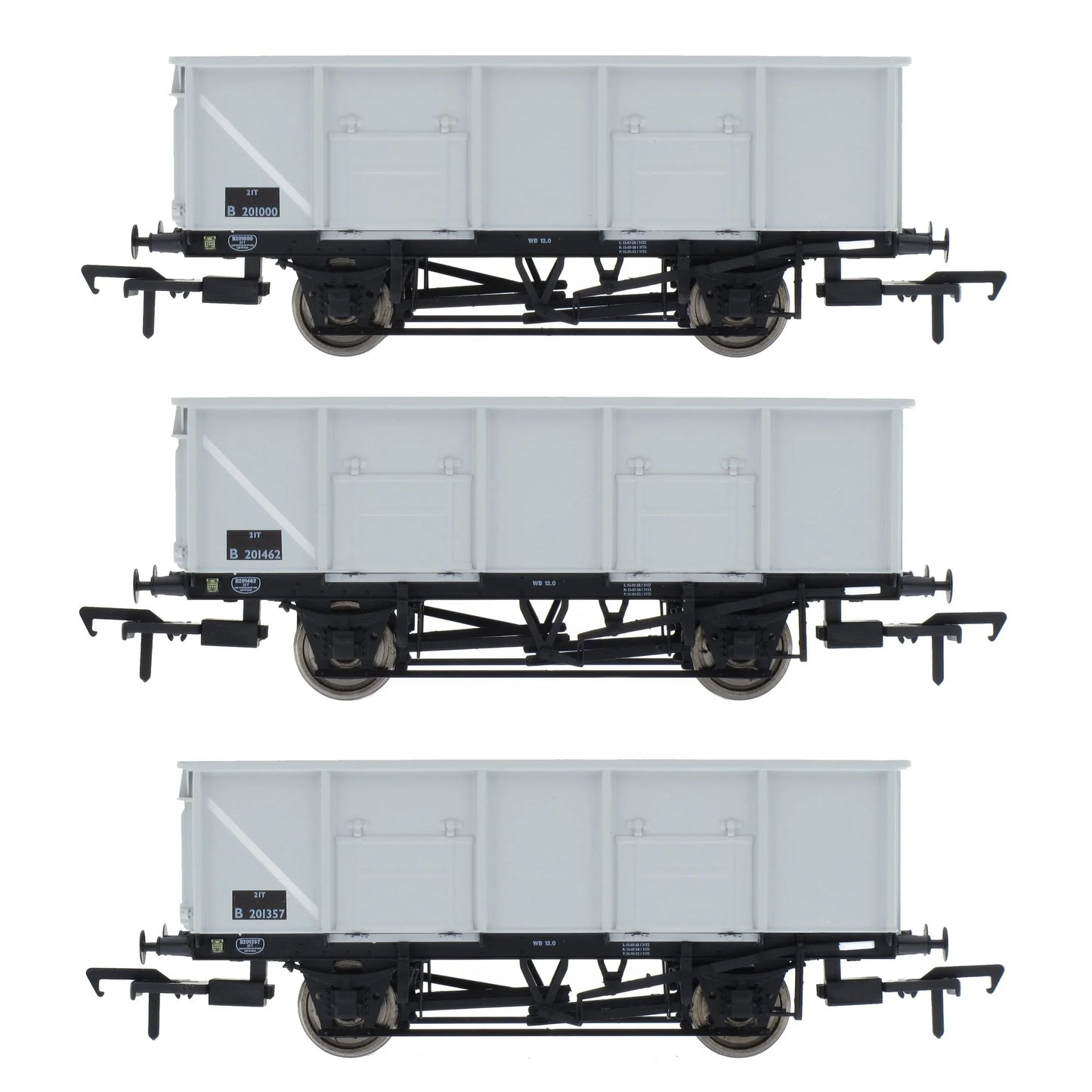 Pre-Owned ACC1080 BR 21T COAL21 / MDO Mineral Wagon Triple Pack - Grey pre TOPS- Pack A