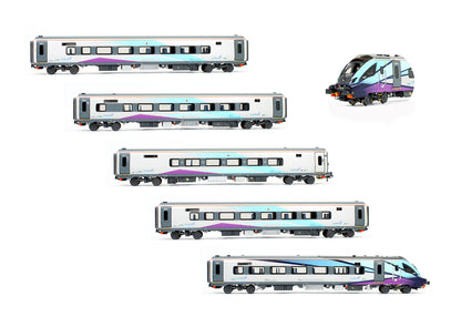 Pre-Owned Transpennine Express Caf MK.5A 'Nova 3' Coach Set Pack 2 - DCC Fitted (Exclusive Edition)