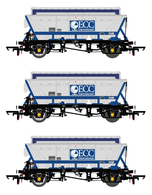 Set of 3 CDA China Clay - ECC Blue - Pack B