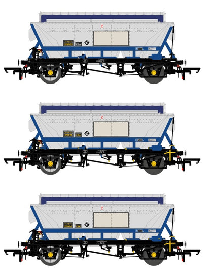 Set of 3 CDA China Clay - ECC Blue Debranded - Pack F