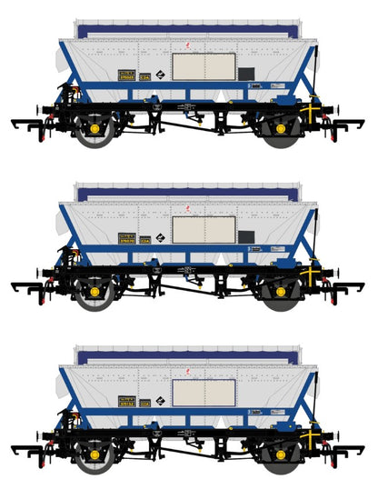 Set of 3 CDA China Clay - ECC Blue Debranded - Pack G