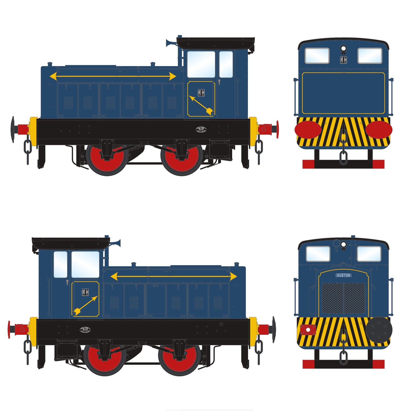 Ruston And Hornsby 88DS 408496/1957 NEI-Clark Chapman Lined Blue (with Arrows) Diesel Shunter