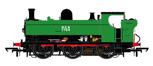 5700 Class 57xx Pannier Tank - NCB Green 0-6-0 Tank Locomotive No.7754