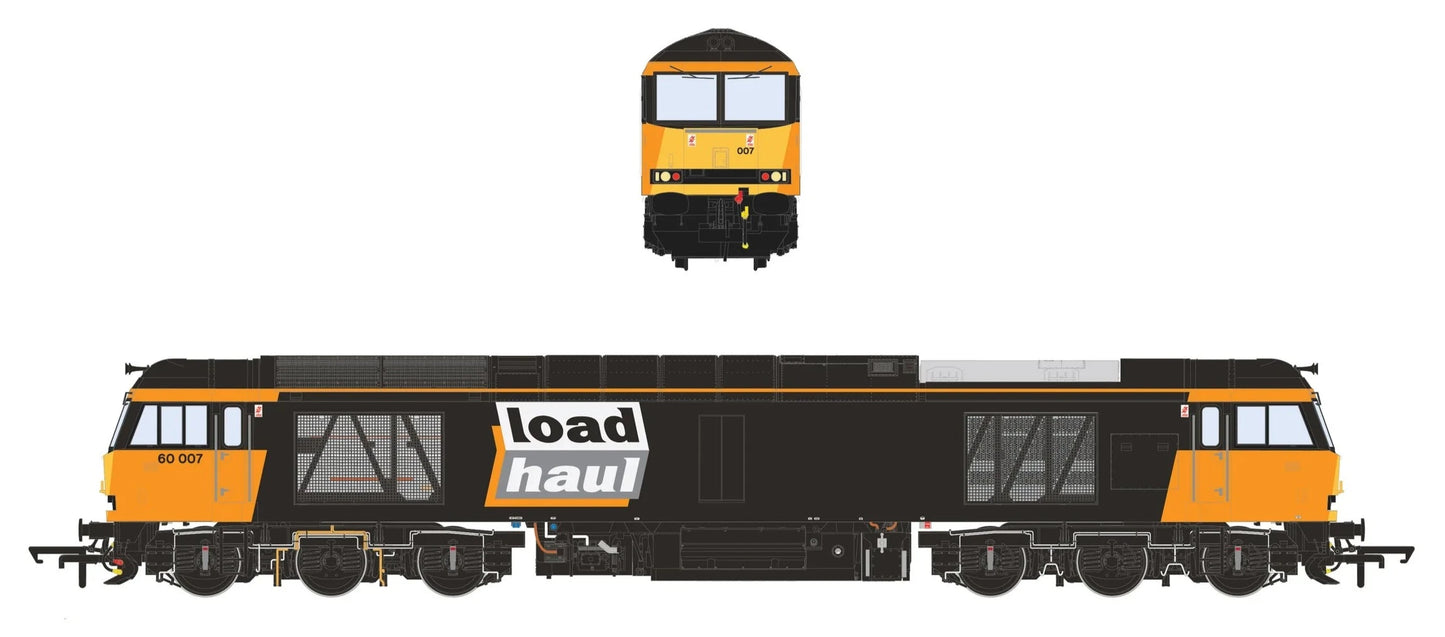 Class 60 60007 Loadhaul Black Diesel Locomotive