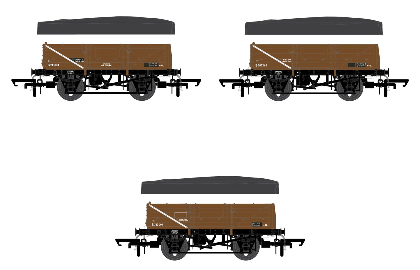 Clayhood - 13T - Fitted  - Triple Pack D