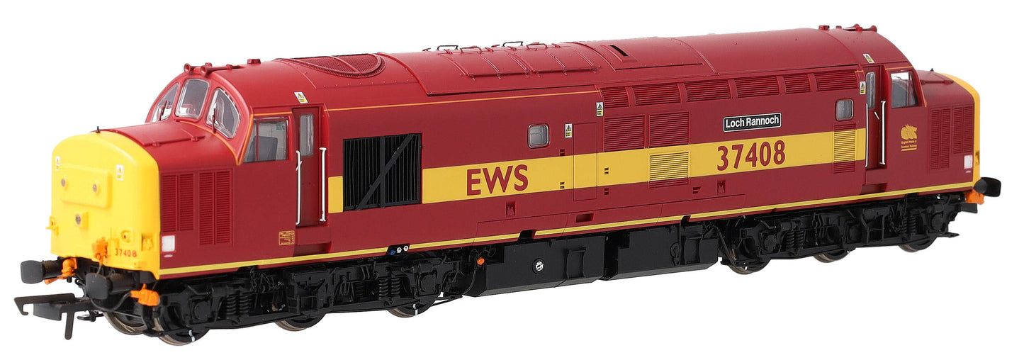 ACC3160-DCC Class 37 Loch Rannoch EWS Maroon & Gold 37408 Diesel Locomotive - DCC Sound