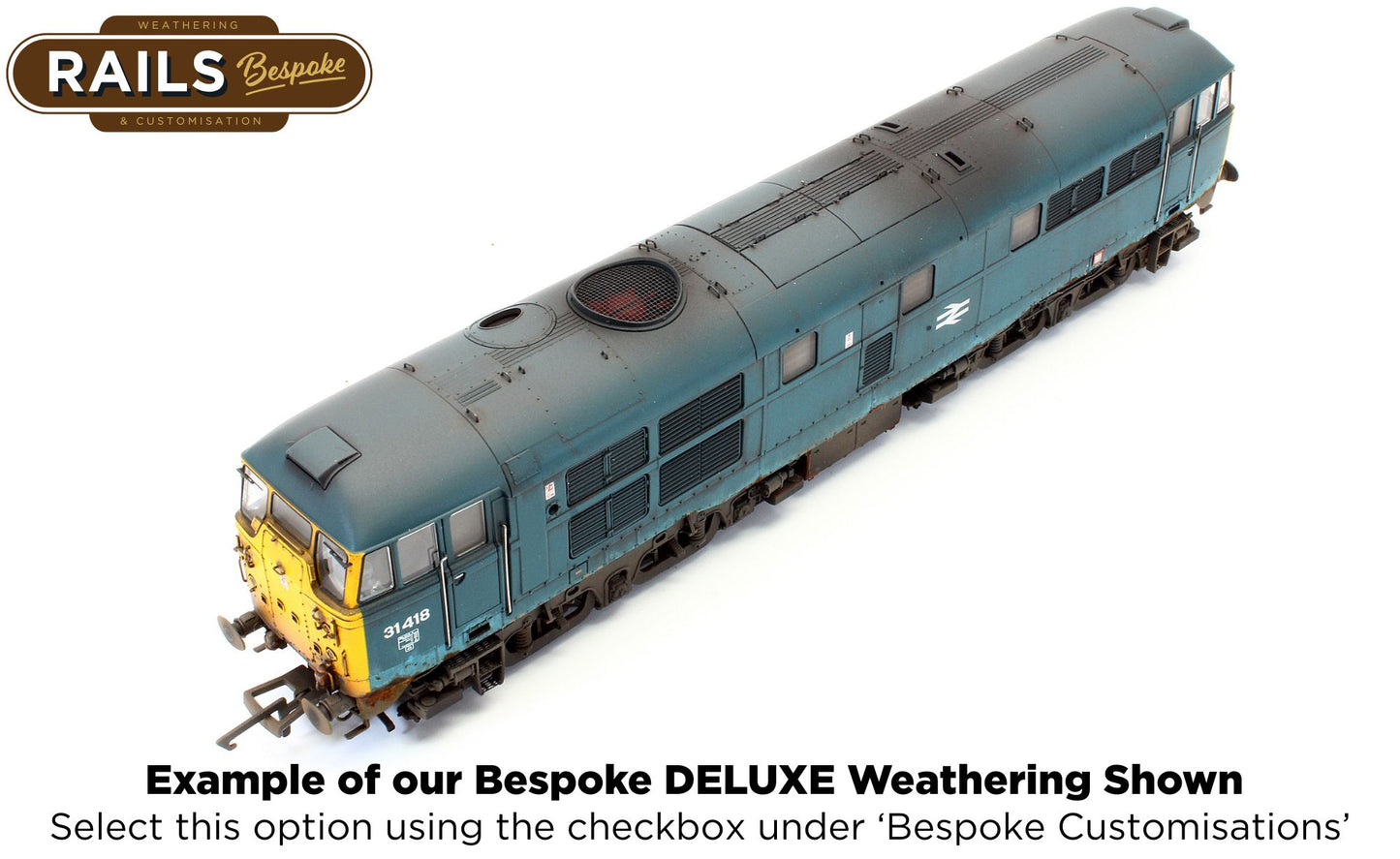 Class 31 31418 BR Blue Diesel Locomotive - DCC Sound