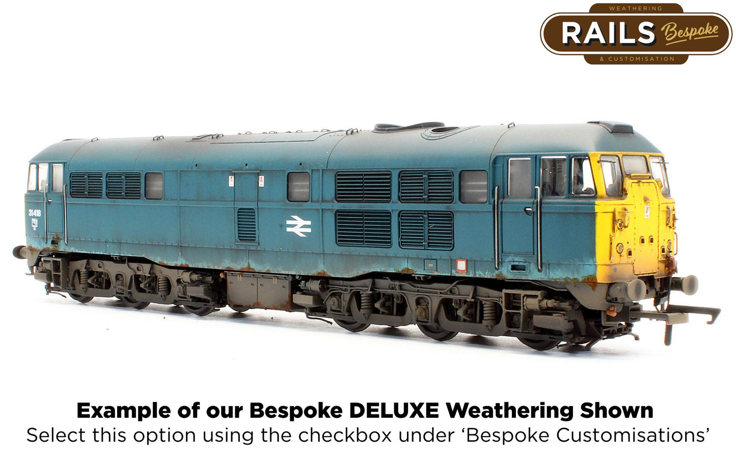 Class 31 31418 BR Blue Diesel Locomotive - DCC Sound