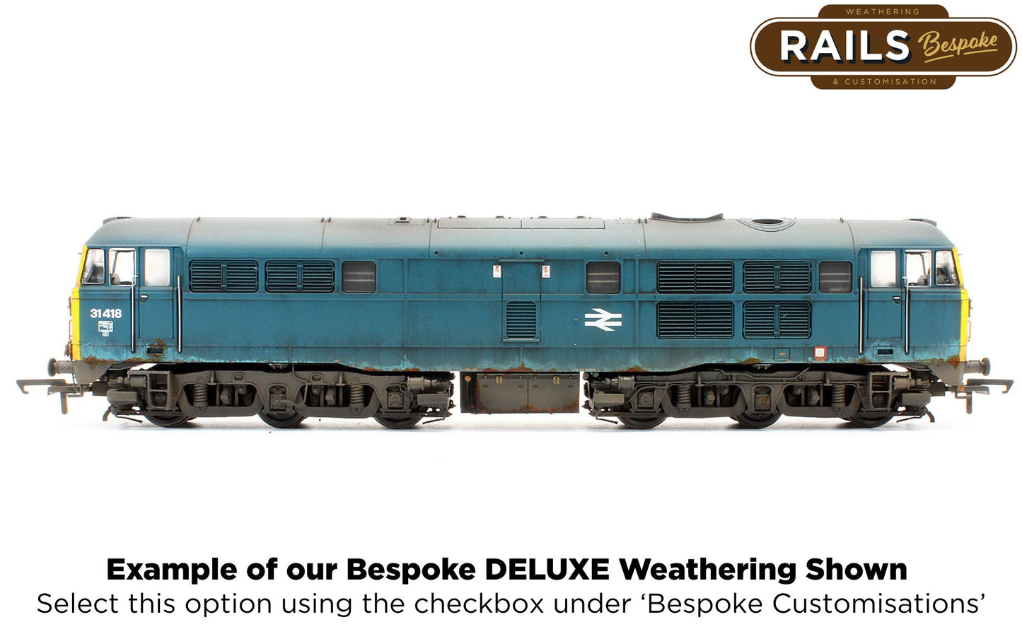Class 31 31418 BR Blue Diesel Locomotive - DCC Sound
