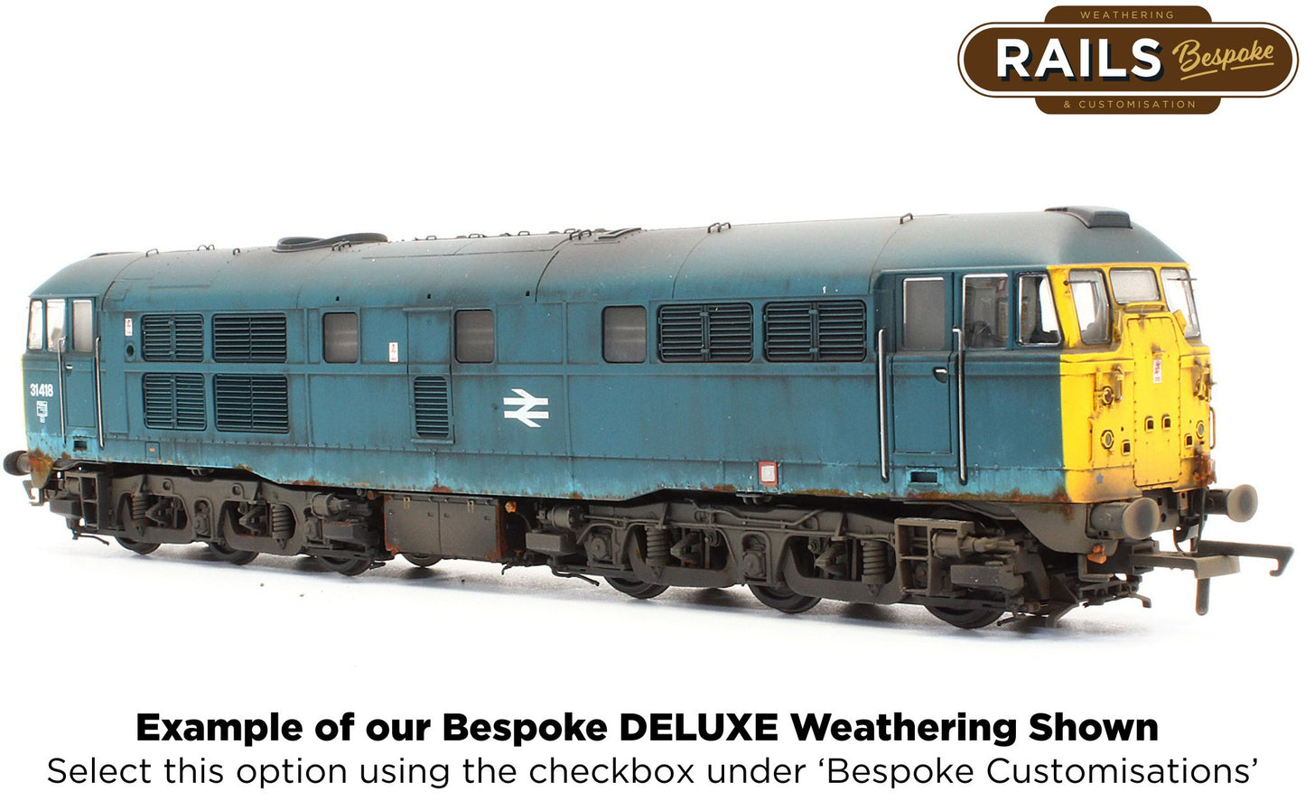 Class 31 31418 BR Blue Diesel Locomotive - DCC Sound