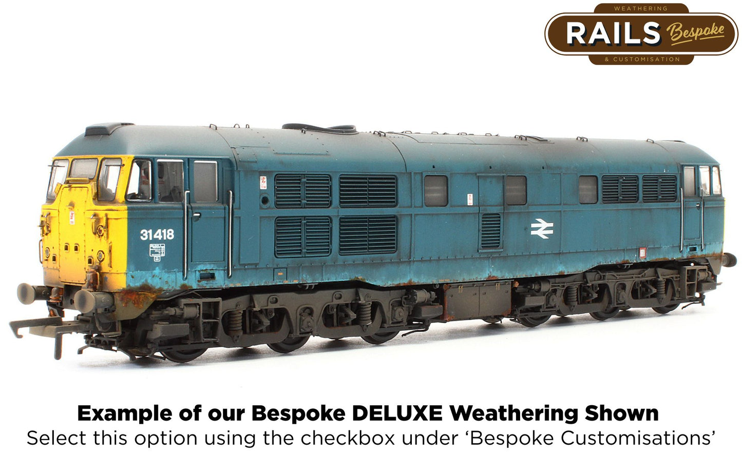 Class 31 31418 BR Blue Diesel Locomotive - DCC Sound