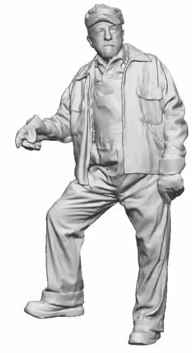 TT:120 Gauge - Railway & Lineside - Crew on Step