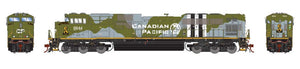 GEN EMD SD70ACU With DCC & Sound, CP/Military Tribute #6644 Diesel Locomotive